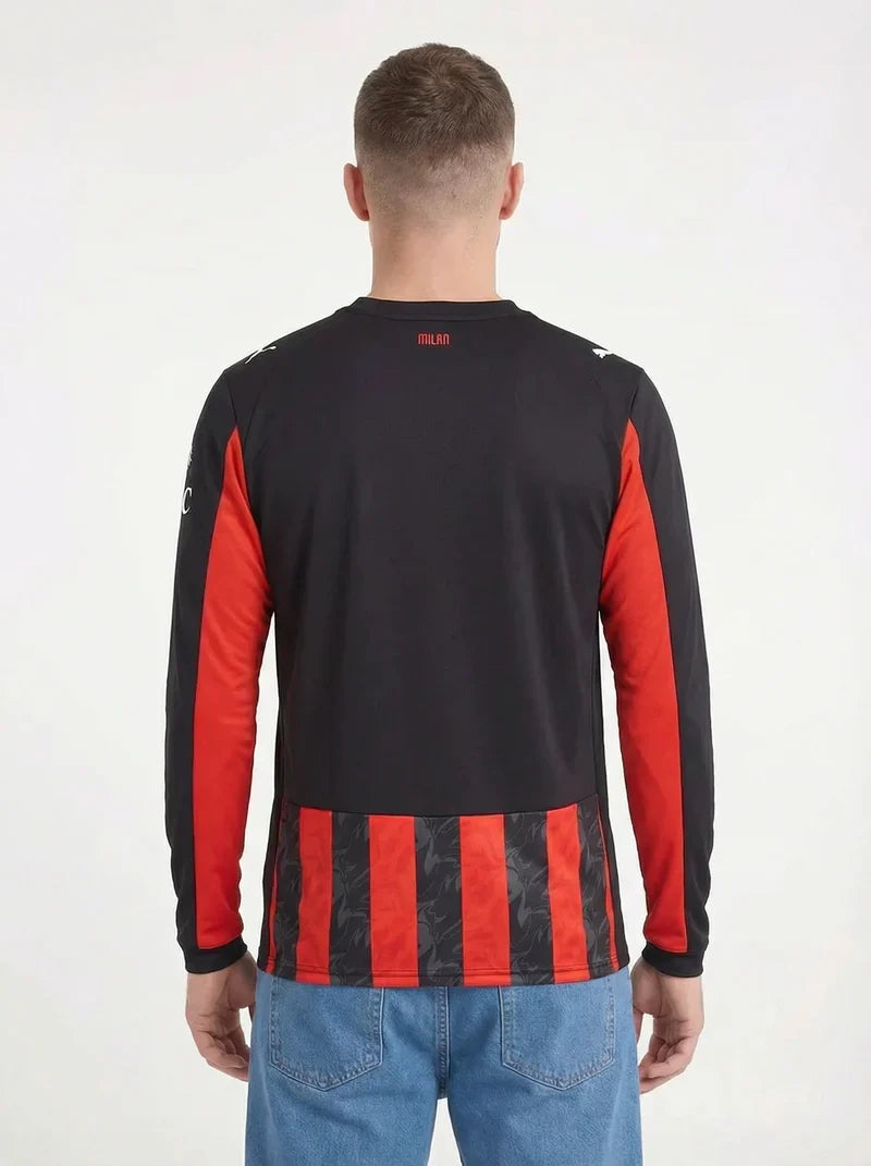 AC MILAN 2025/26 LONG SLEEVE HOME SHIRT