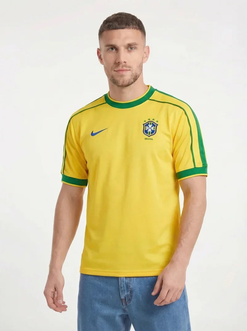 BRAZIL 1998 RETRO WC HOME SHIRT