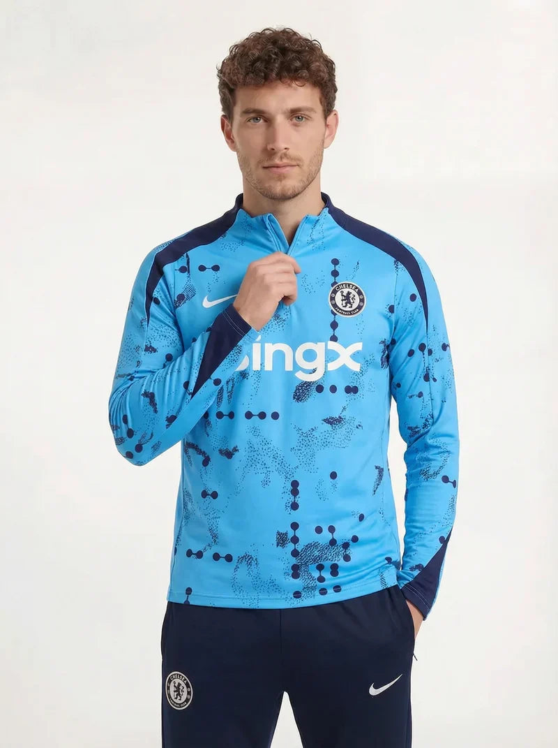 CHELSEA DARK AND LIGHT BLUE TRACKSUIT