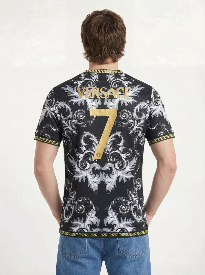 ITALY 2023 CONCEPT VERSACE BLACK HOME SHIRT