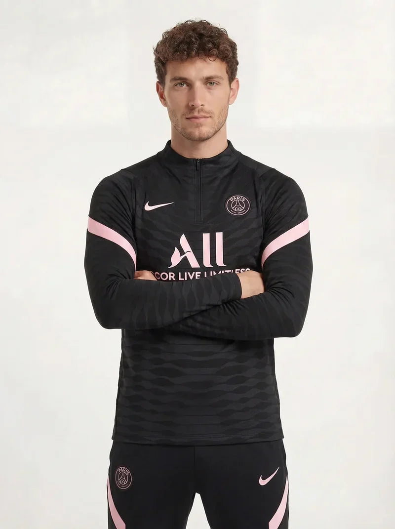 PSG BLACK AND PINK TRACKSUIT