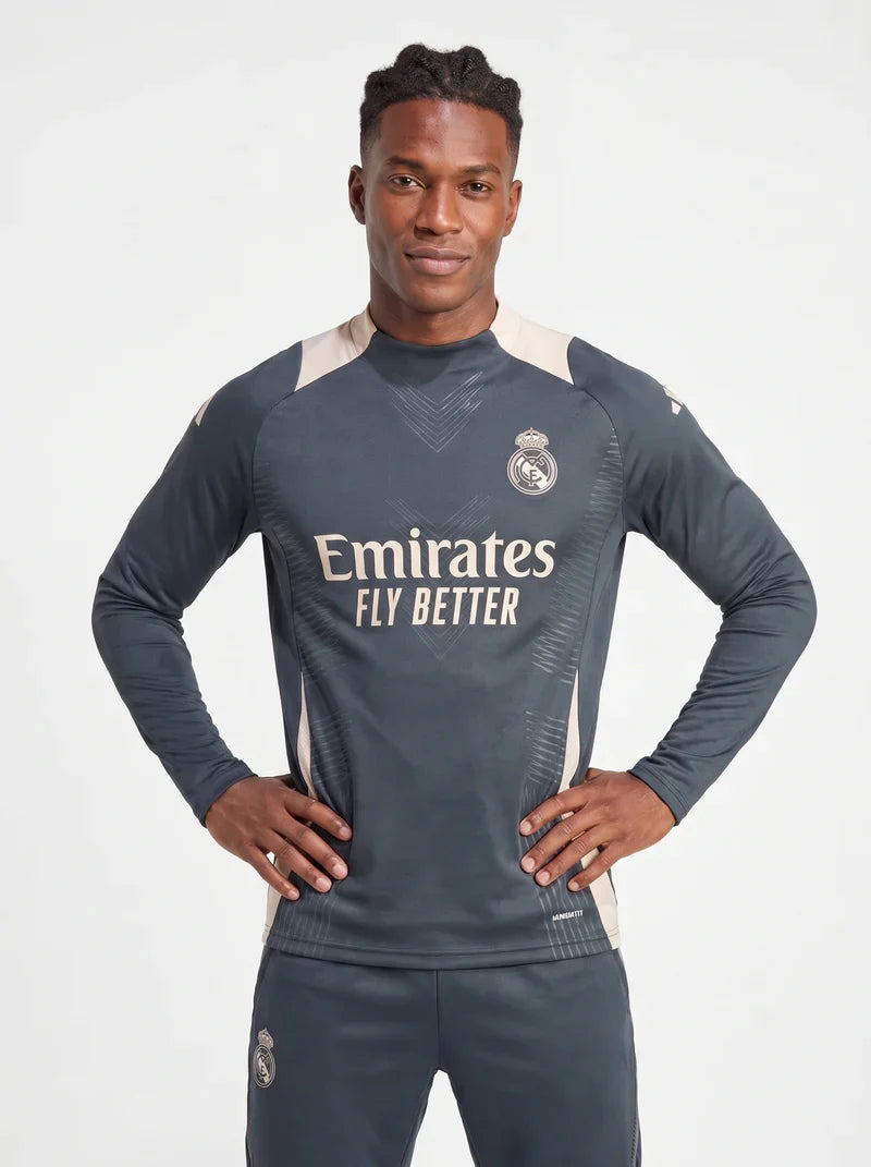 REAL MADRID GREY TRACKSUIT II