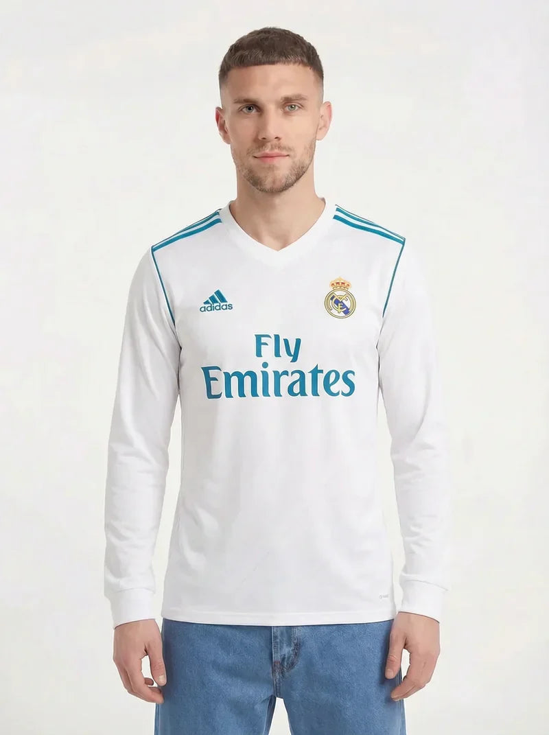 REAL MADRID LONG SLEEVE CLASSIC SHIRT 2017-18