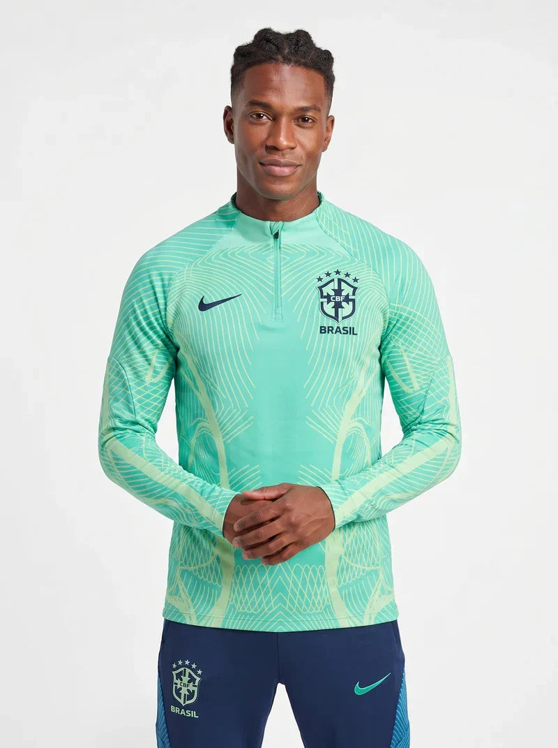 BRAZIL DARK BLUE AND GREEN TRACKSUIT