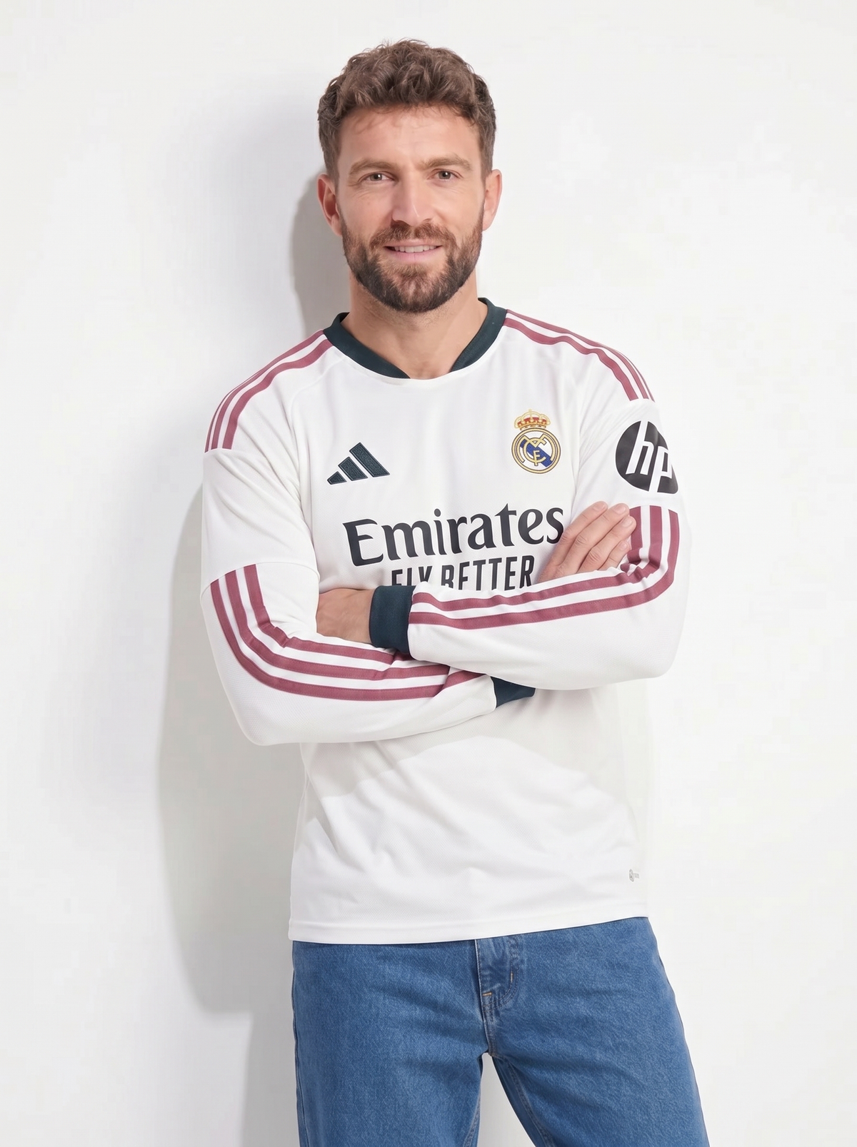 REAL MADRID FC 2026/27 LONG SLEEVE HOME SHIRT