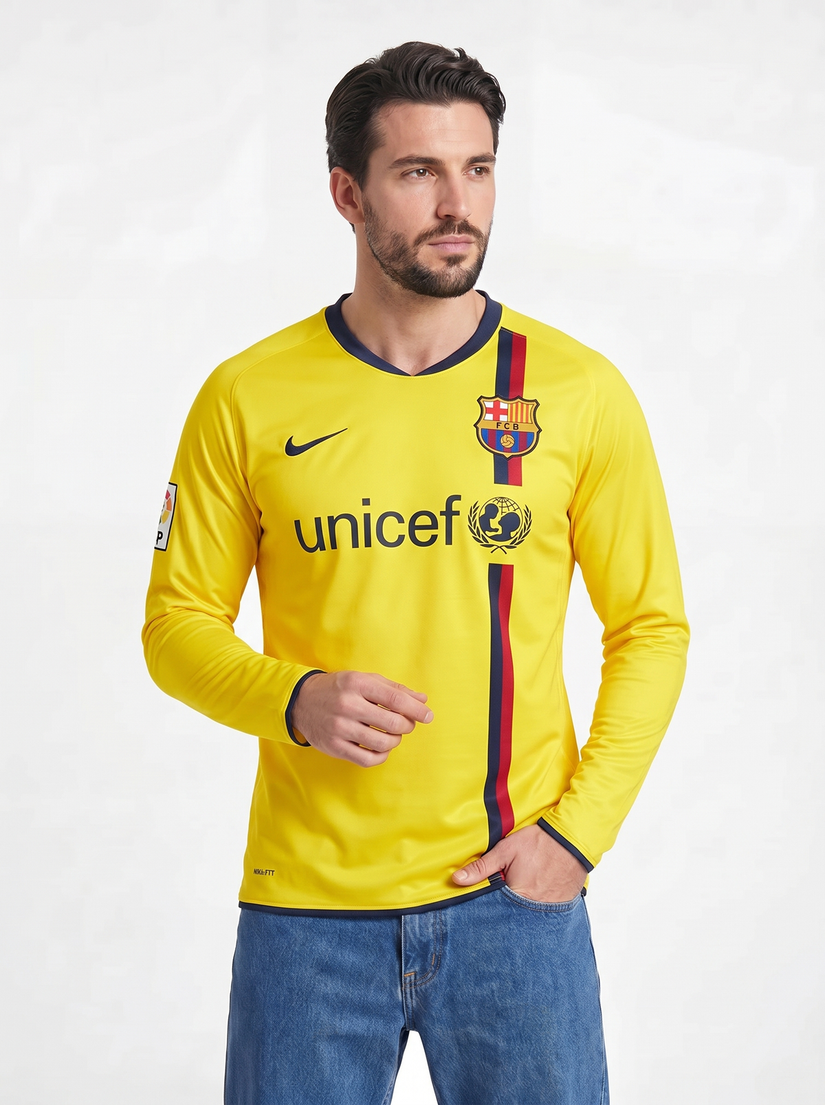 FC BARCELONA 2008/10 RETRO LONGSLEEVE