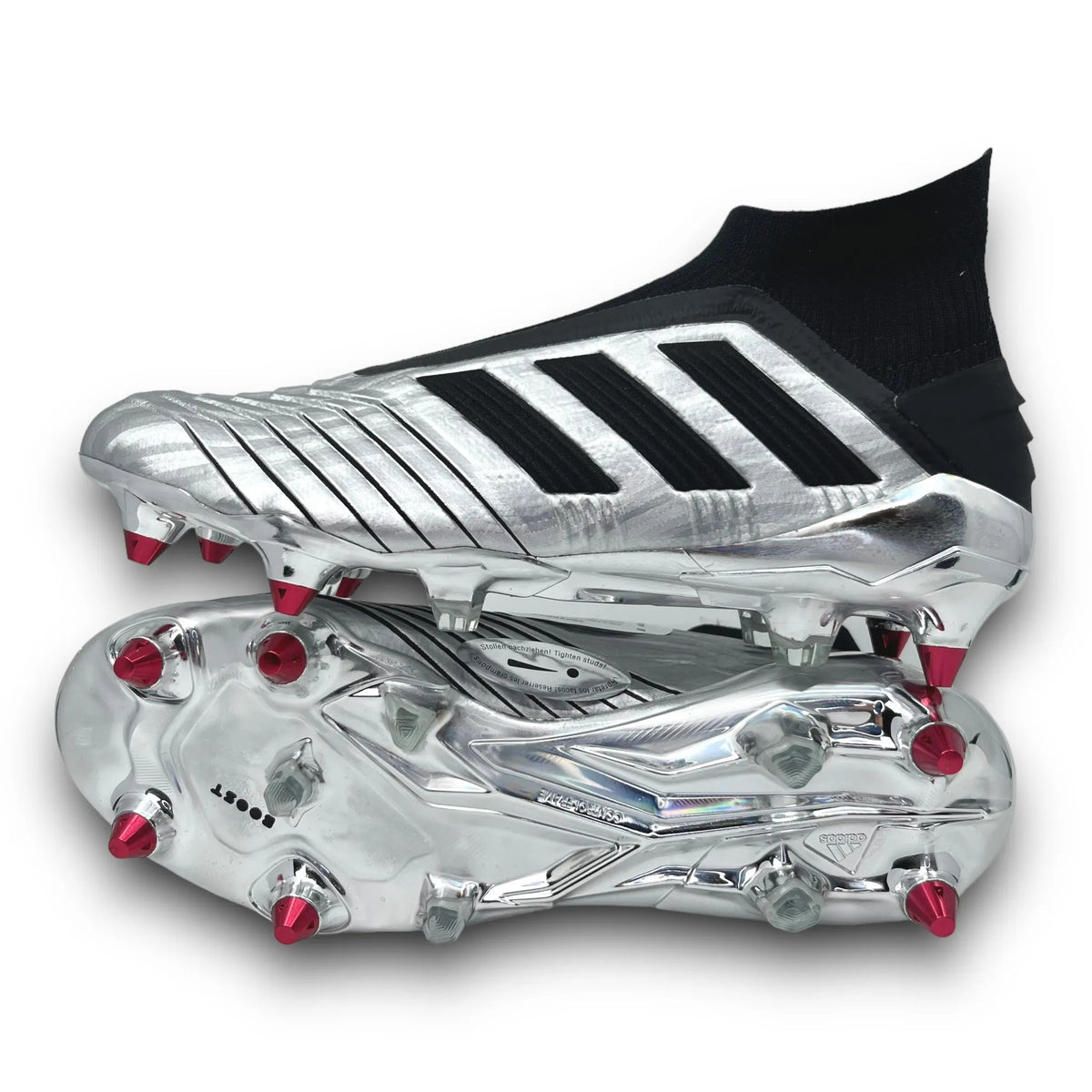 PREDATOR 19+ SG SILVER BLACK