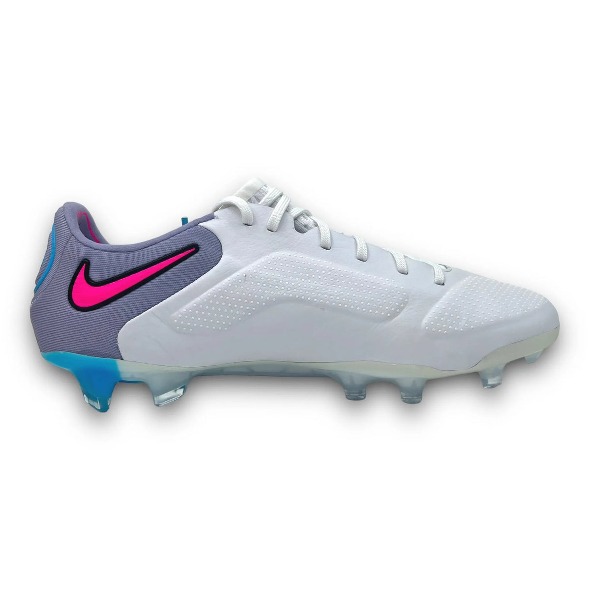 TIEMPO LEGEND 9 ELITE FG FOOTBALL BOOTS WHITE BLUE