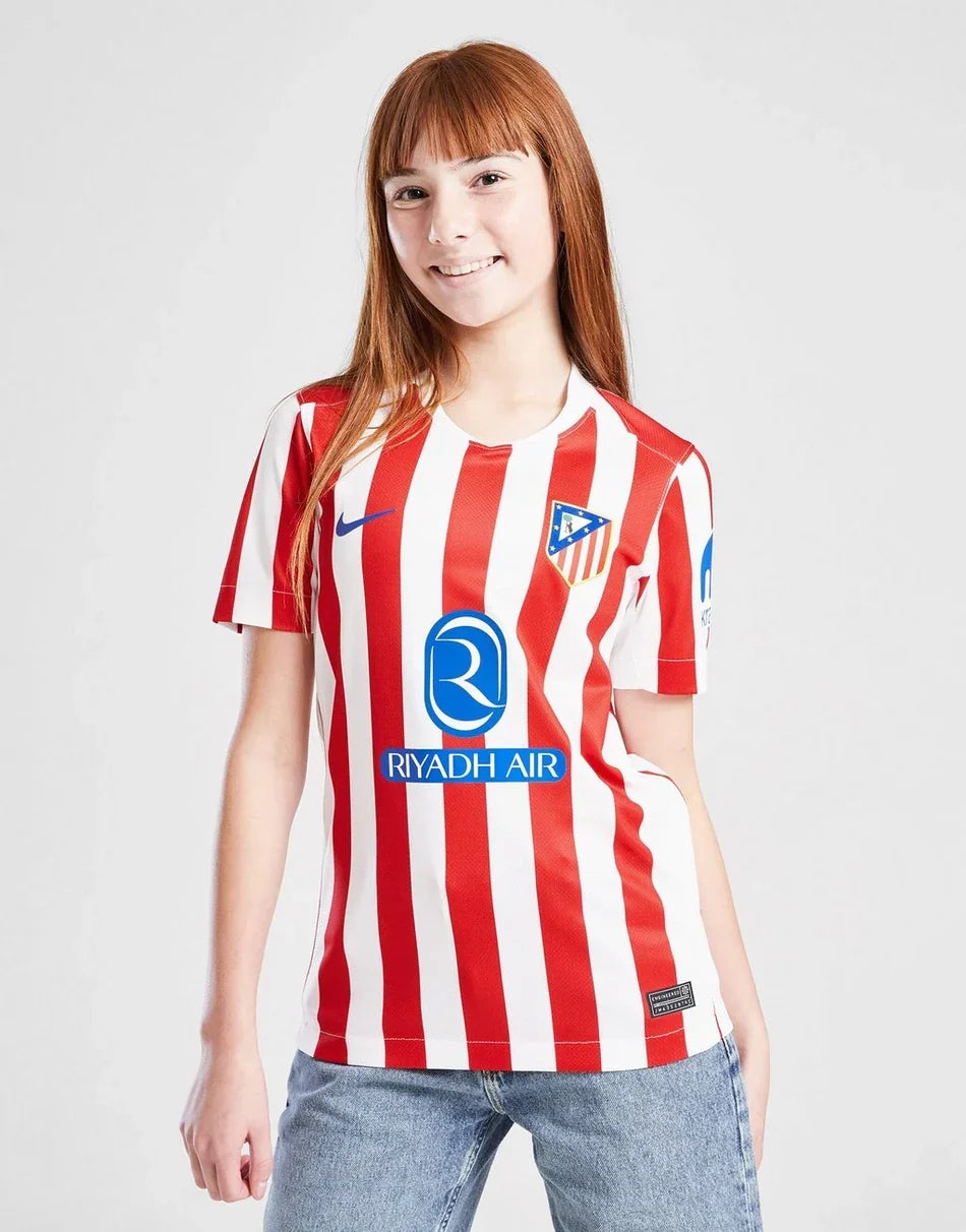 ATLETICO MADRID 2025/26 HOME SHIRT JUNIOR