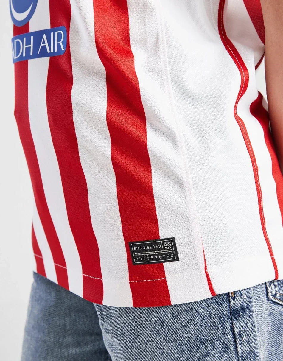 ATLETICO MADRID 2025/26 HOME SHIRT JUNIOR