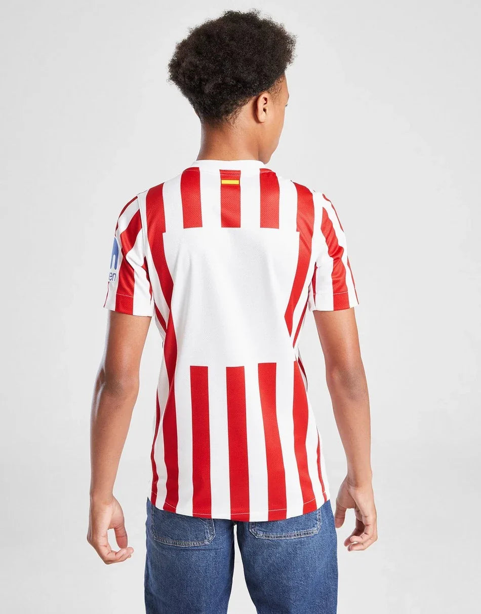ATLETICO MADRID 2025/26 HOME SHIRT JUNIOR