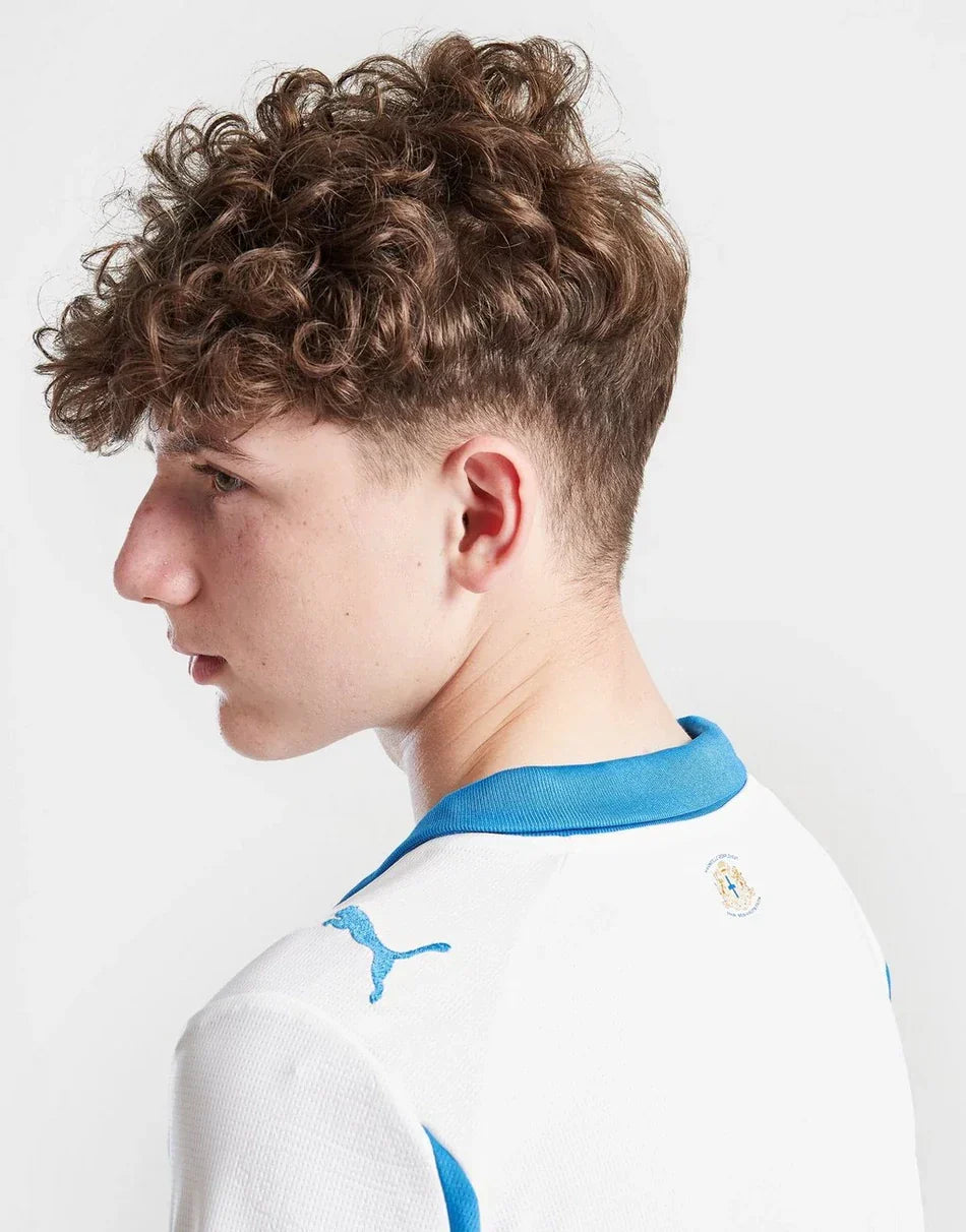 OLYMPIQUE MARSEILLE 2025/26 HOME SHIRT JUNIOR