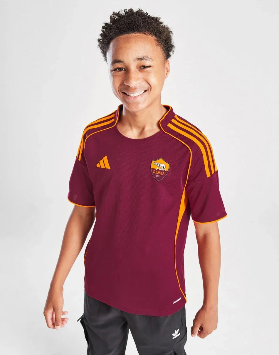 AS ROMA 2025/26 HOME SHIRT JUNIOR