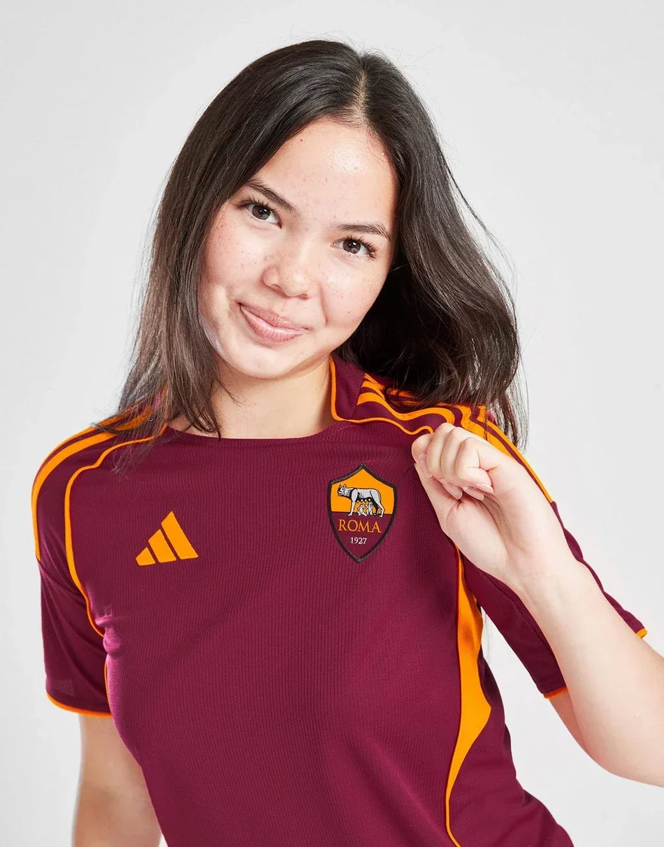 AS ROMA 2025/26 HOME SHIRT JUNIOR