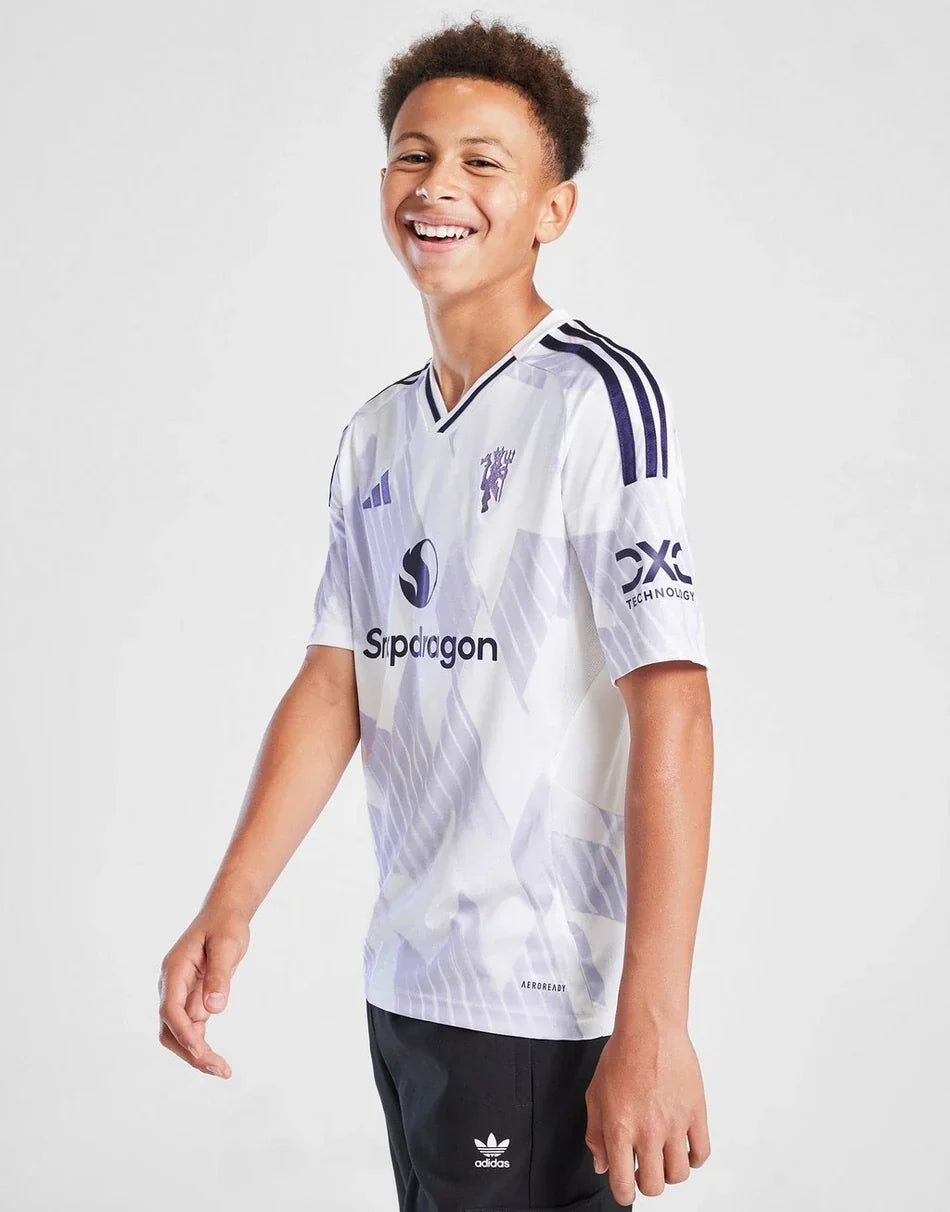 MANCHESTER UNITED FC 2025/26 AWAY SHIRT JUNIOR