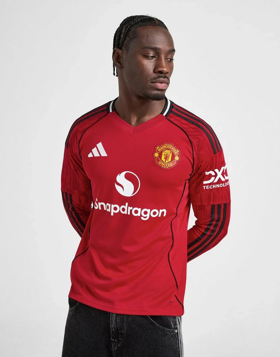 MANCHESTER UNITED FC 25/26 LONG SLEEVE HOME SHIRT