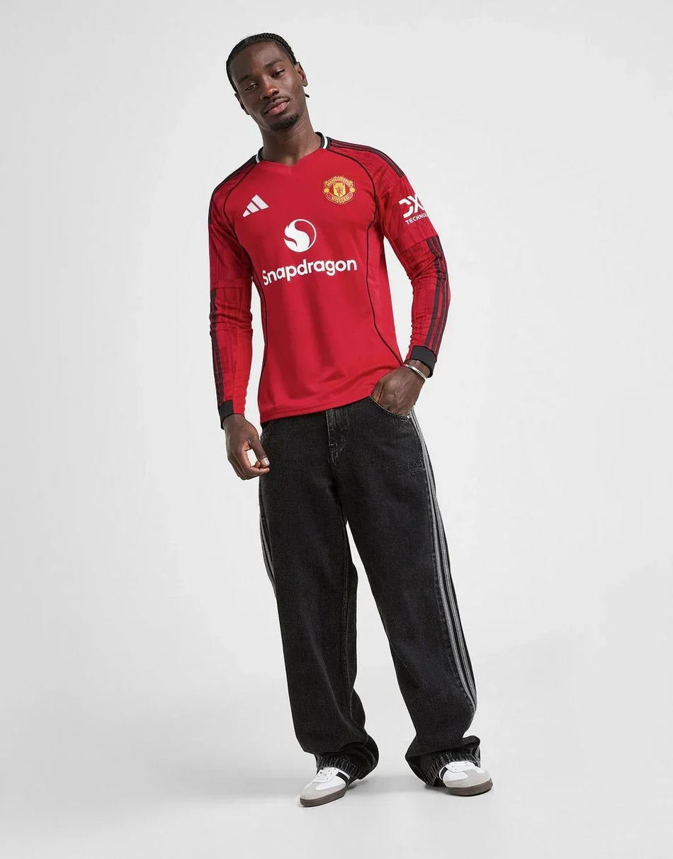 MANCHESTER UNITED FC 25/26 LONG SLEEVE HOME SHIRT