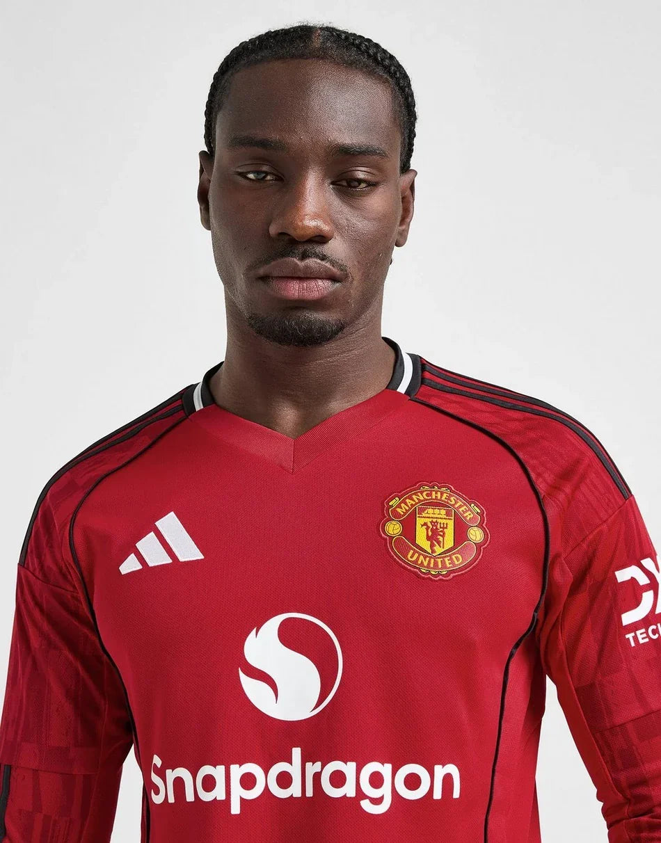 MANCHESTER UNITED FC 25/26 LONG SLEEVE HOME SHIRT