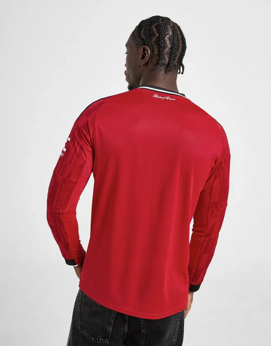 MANCHESTER UNITED FC 25/26 LONG SLEEVE HOME SHIRT