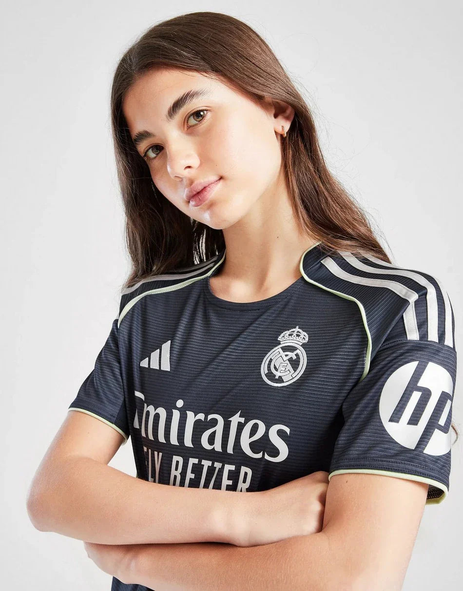 REAL MADRID 2025/26 AWAY SHIRT JUNIOR