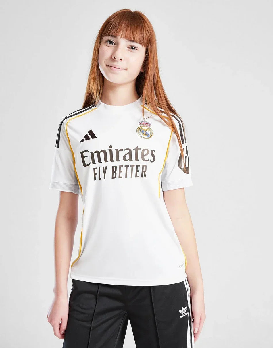 REAL MADRID 2025/26 HOME SHIRT JUNIOR
