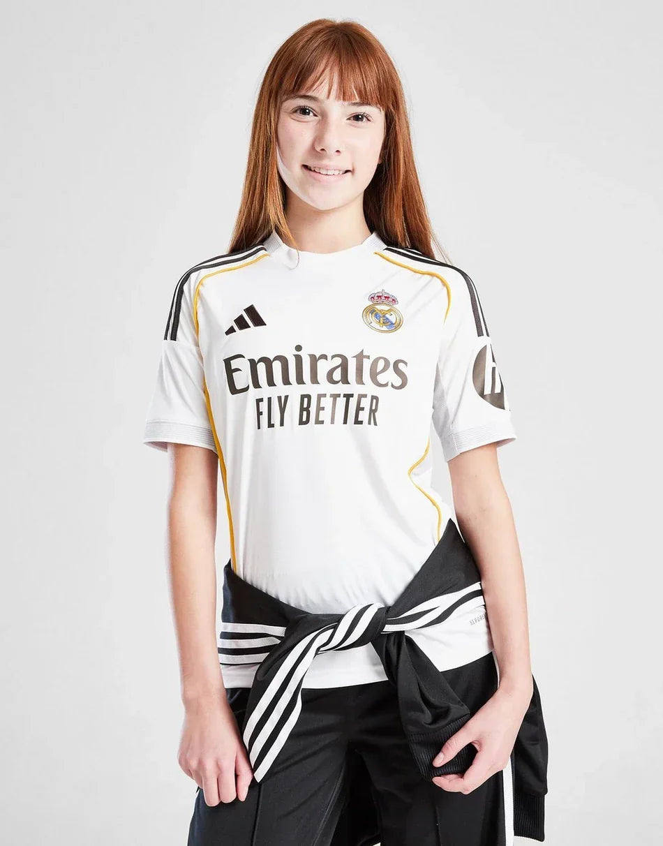 REAL MADRID 2025/26 HOME SHIRT JUNIOR