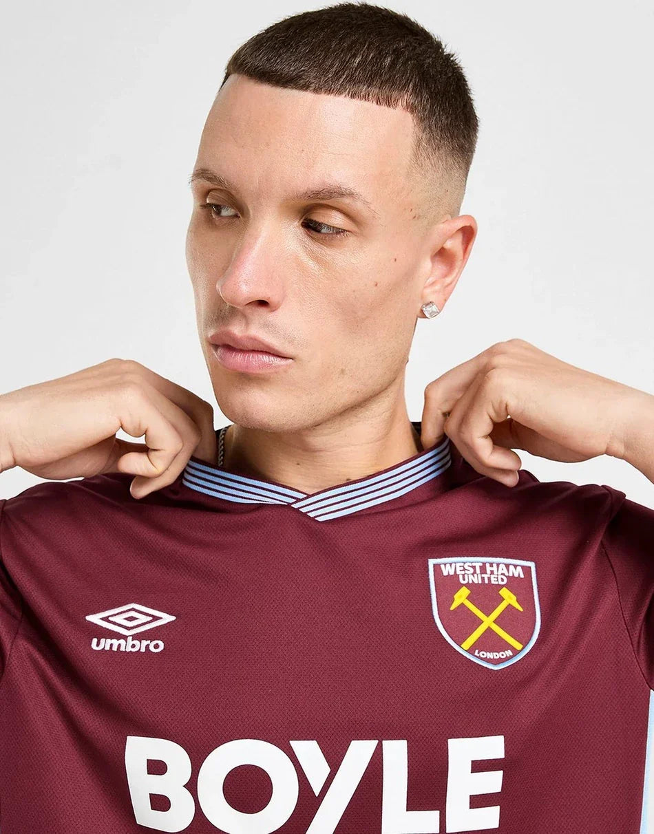 WEST HAM UNITED FC 2025/26 HOME SHIRT
